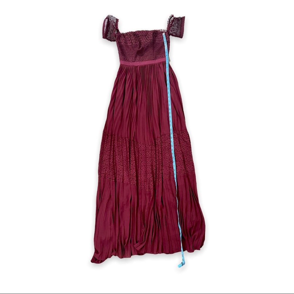 ASOS Premium Guipure Lace Paneled Maxi Dress - Picture 14 of 16